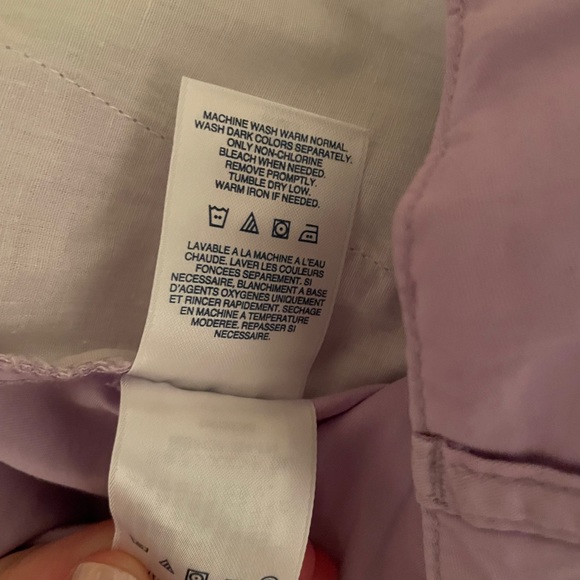 NWT Lands End Lavender Girls Mini Bermuda Short 14 - Picture 6 of 6